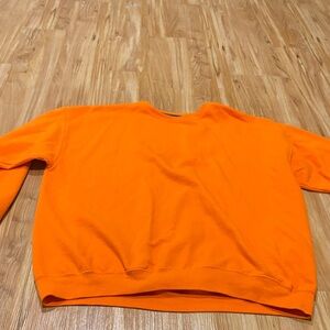 Vibrant Orange Sweatshirt